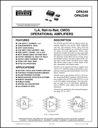 OPA2349UA/2K5 Datasheet