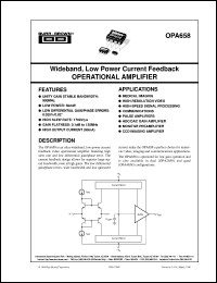 OPA658UB/2K5 Datasheet