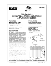 OPA660AU/2K5 Datasheet