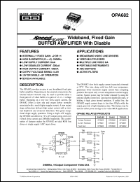 OPA682U/2K5 Datasheet