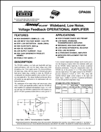 OPA686N/3K Datasheet