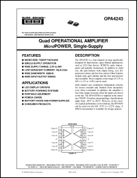OPA4243EA/2K5 Datasheet