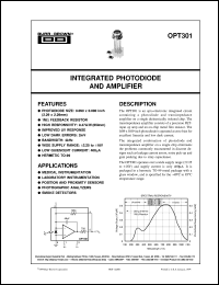 OPT301M Datasheet