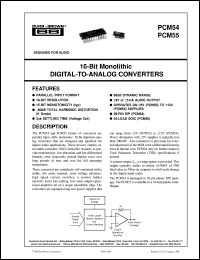 PCM55HP/1K Datasheet