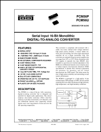 PCM56U/1K Datasheet