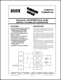 PCM69AU-J/2K Datasheet