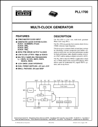 PLL1700E/2K Datasheet