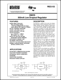 REG103GA-3/2K5 Datasheet