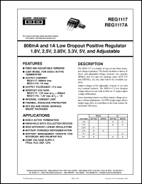 REG1117-5/2K5 Datasheet
