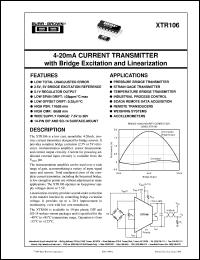 XTR106UA/2K5 Datasheet