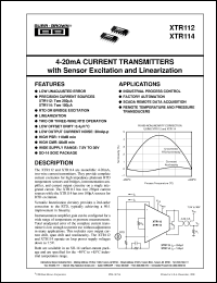 XTR112UA/2K5 Datasheet