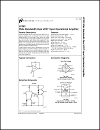 LF353M Datasheet