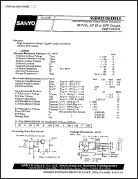 2SD613 Datasheet