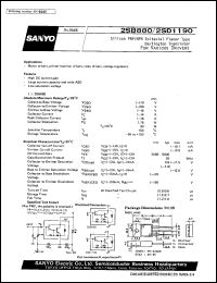 2SB880 Datasheet