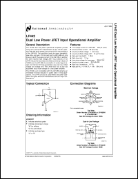 LF442AMH Datasheet