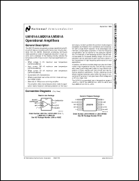 LM101AW/883 Datasheet