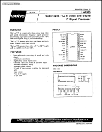 LA7575 Datasheet