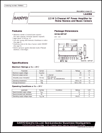 LA4260 Datasheet
