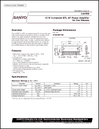 LA4705 Datasheet