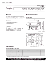 LA4598 Datasheet