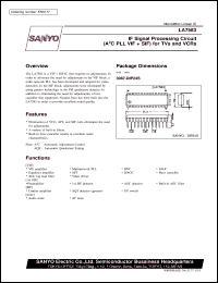 LA7583 Datasheet