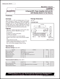 LA4725 Datasheet