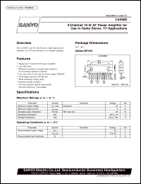 LA4282 Datasheet