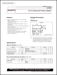 LA4182 Datasheet