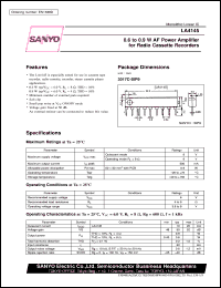 LA4145 Datasheet