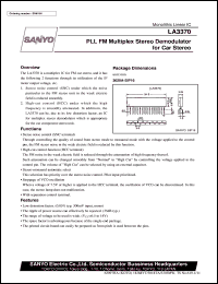 LA3370 Datasheet