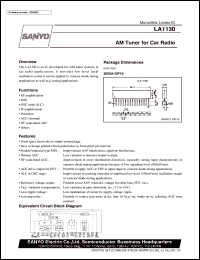 LA1130 Datasheet