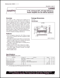 LA4905 Datasheet