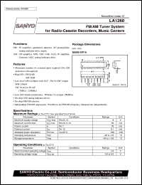 LA1260 Datasheet