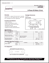 LB1620 Datasheet