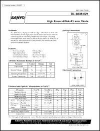 DL-4038-021 Datasheet