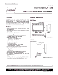 LE28CV1001T-12 Datasheet