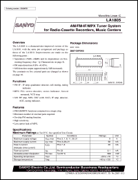 LA1805 Datasheet