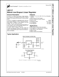 LM1117DT-2.5 Datasheet