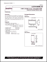LC374100ST Datasheet