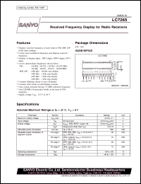 LC7265 Datasheet