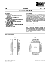 X20C04JI-25 Datasheet