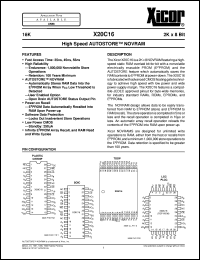 X20C16SMB-55 Datasheet