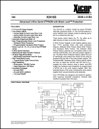 X24165PI-2,7 Datasheet