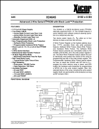 X24645PI-2,7 Datasheet