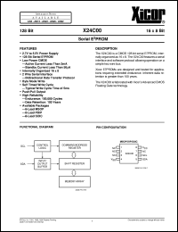 X24C00MM-2.7 Datasheet