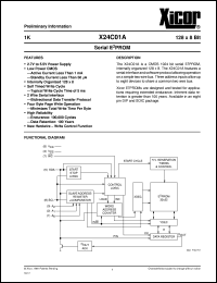 X24C01AS8M Datasheet