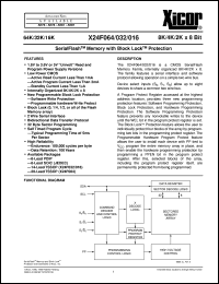 X24F064V-5 Datasheet