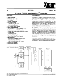 X25021S-2,7 Datasheet