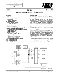 X25128PM Datasheet