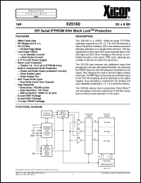 X25168V14 Datasheet